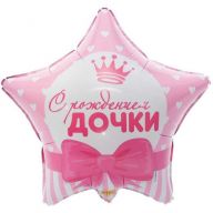 Шар "С рождением дочки"