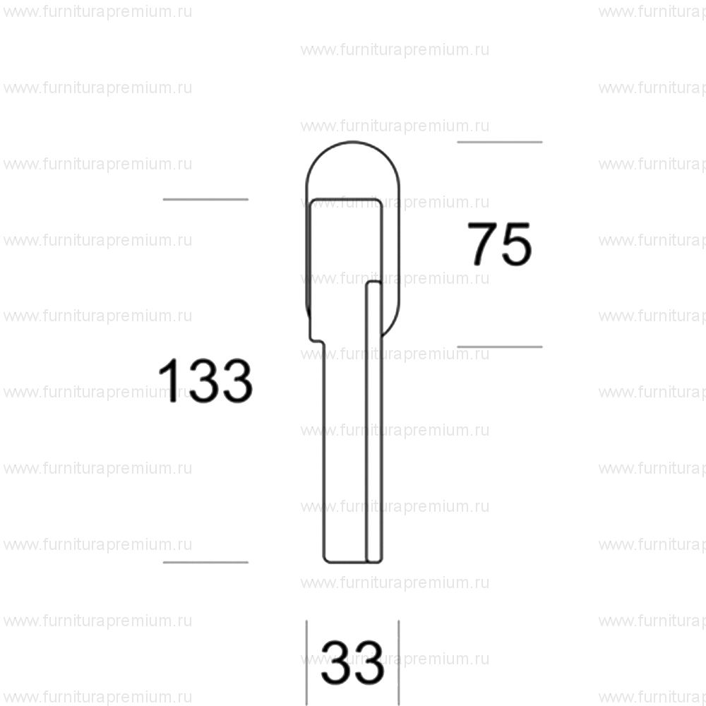Оконная ручка Salice Paolo Robot 6252 DK