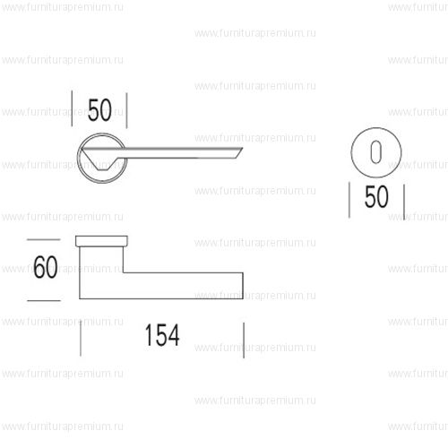 Ручка Salice Paolo Cedro 6060 Black