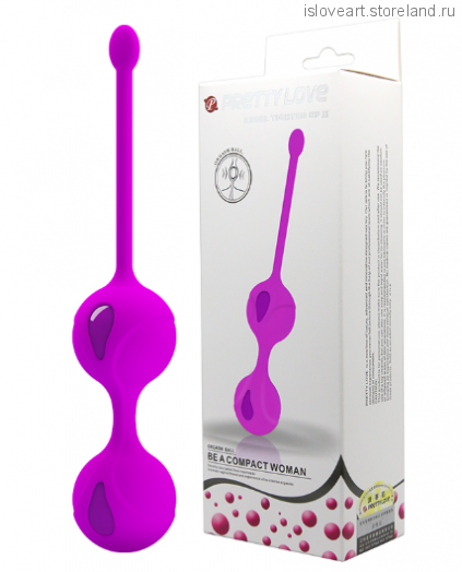 Вагинальные шарики Kegel Tighten UP II со смещённым центром тяжести