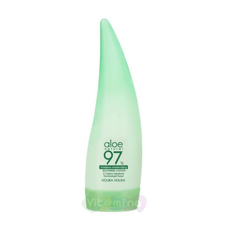 Holika Holika Увлажняющий лосьон для лица и тела с 97% экстрактом алоэ Aloe 97% Soothing Lotion Intensive Moisturizing, 240 мл