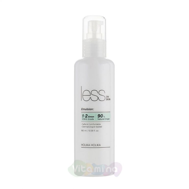 Holika Holika Увлажняющая эмульсия против покраснений и акне Less On Skin Emulsion, 180 мл