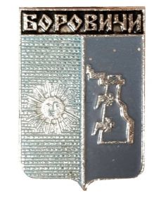 Герб города БОРОВИЧИ v2 - Новгородская область, Россия