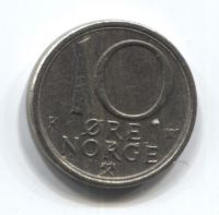 10 эре 1987 года Норвегия