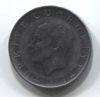 1 лира 1968 года Турция