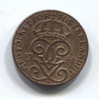 1 эре 1934 года Швеция AUNC