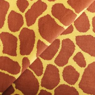 Трикотажная ткань Интерлок Жираф, 50*30 см