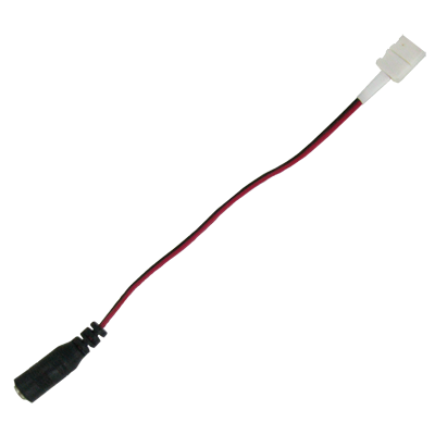 Ecola LED strip connector переходник с разъема штырькового (мама) на зажимной 2-х конт. 8mm 1шт.