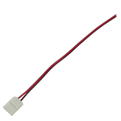 Ecola LED strip connector соед. кабель с одним 2-х конт. зажимным разъемом 10mm 15 см 1шт.