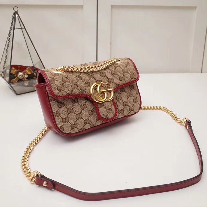 Gucci Marmont GG Azalea 22 cm