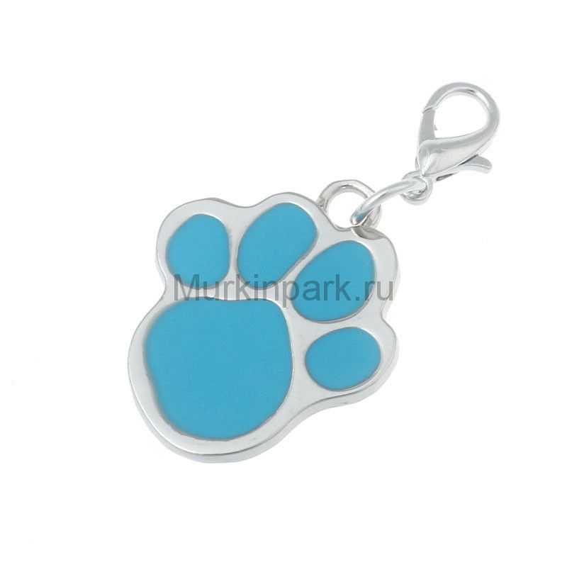 Адресник 3х2,5см Лапа