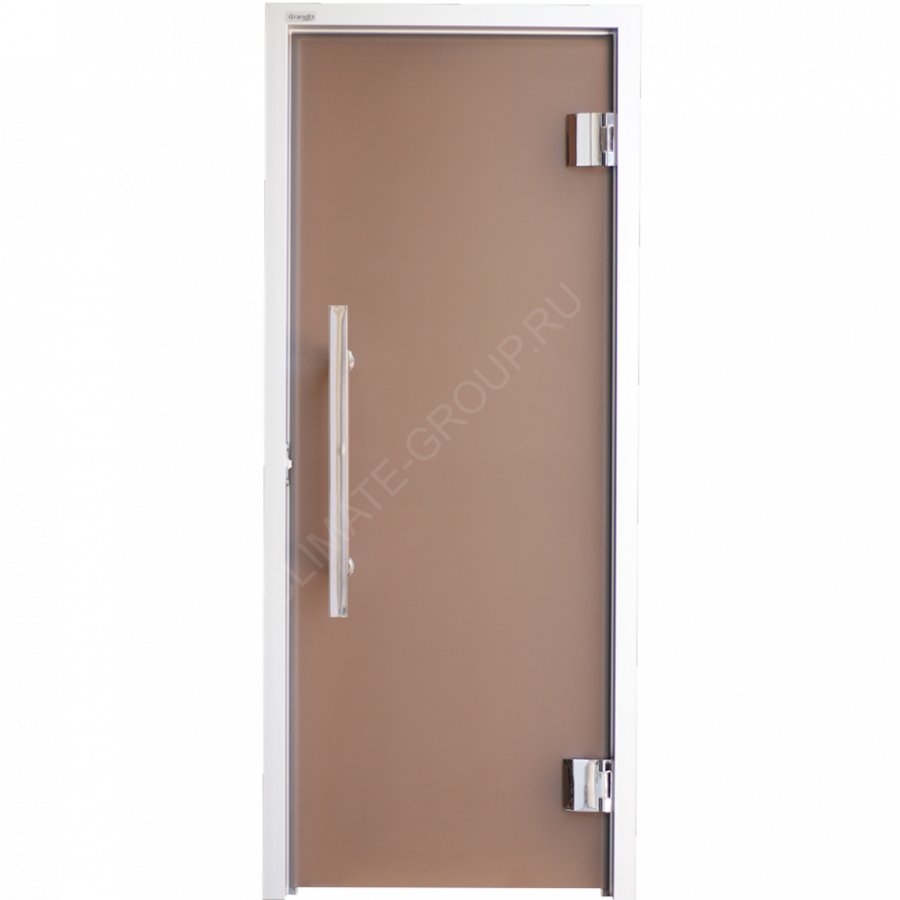 Дверь стеклянная Grandis GS 7?19 Anodize Silver Bronze Matelux