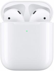 Наушники Apple AirPods в футляре с возможностью беспроводной зарядки (белый)