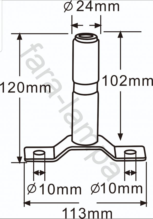 DIN кронштейн R020 для маяка