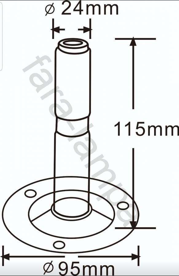 DIN кронштейн R060 для маяка