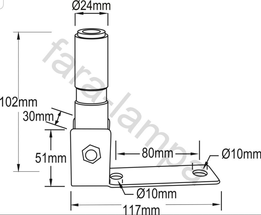 DIN кронштейн R0010 для маяка
