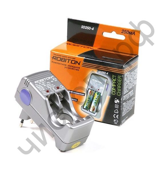 Заряд.уст-во ROBITON SD250-4    (2-4 АА/ААА, 250мА)