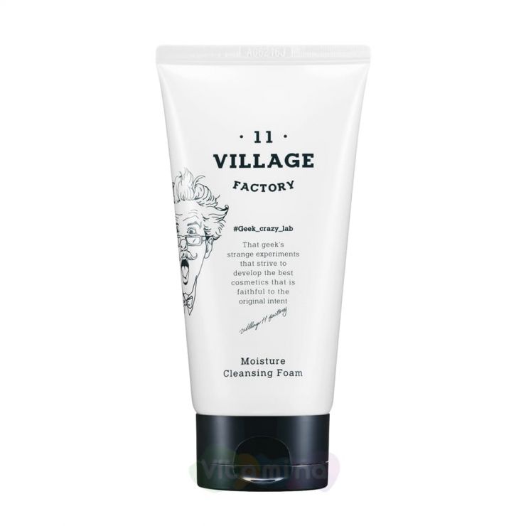 Village 11 Factory Увлажняющая пенка с экстрактом корня когтя дьявола Moisture Cleansing Foam, 150 мл