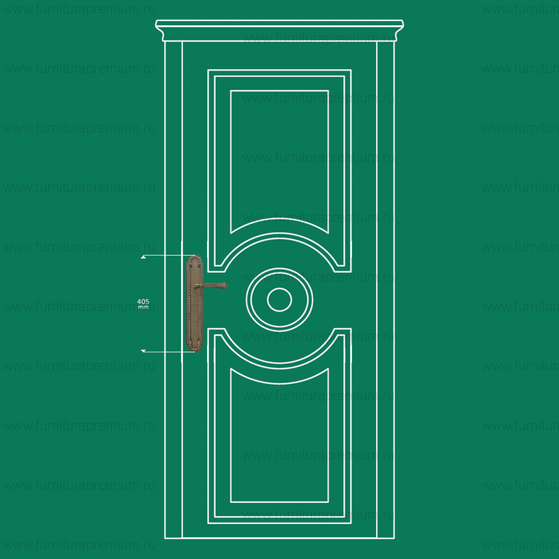 Ручка на планке Enrico Cassina Amazzonia A00610