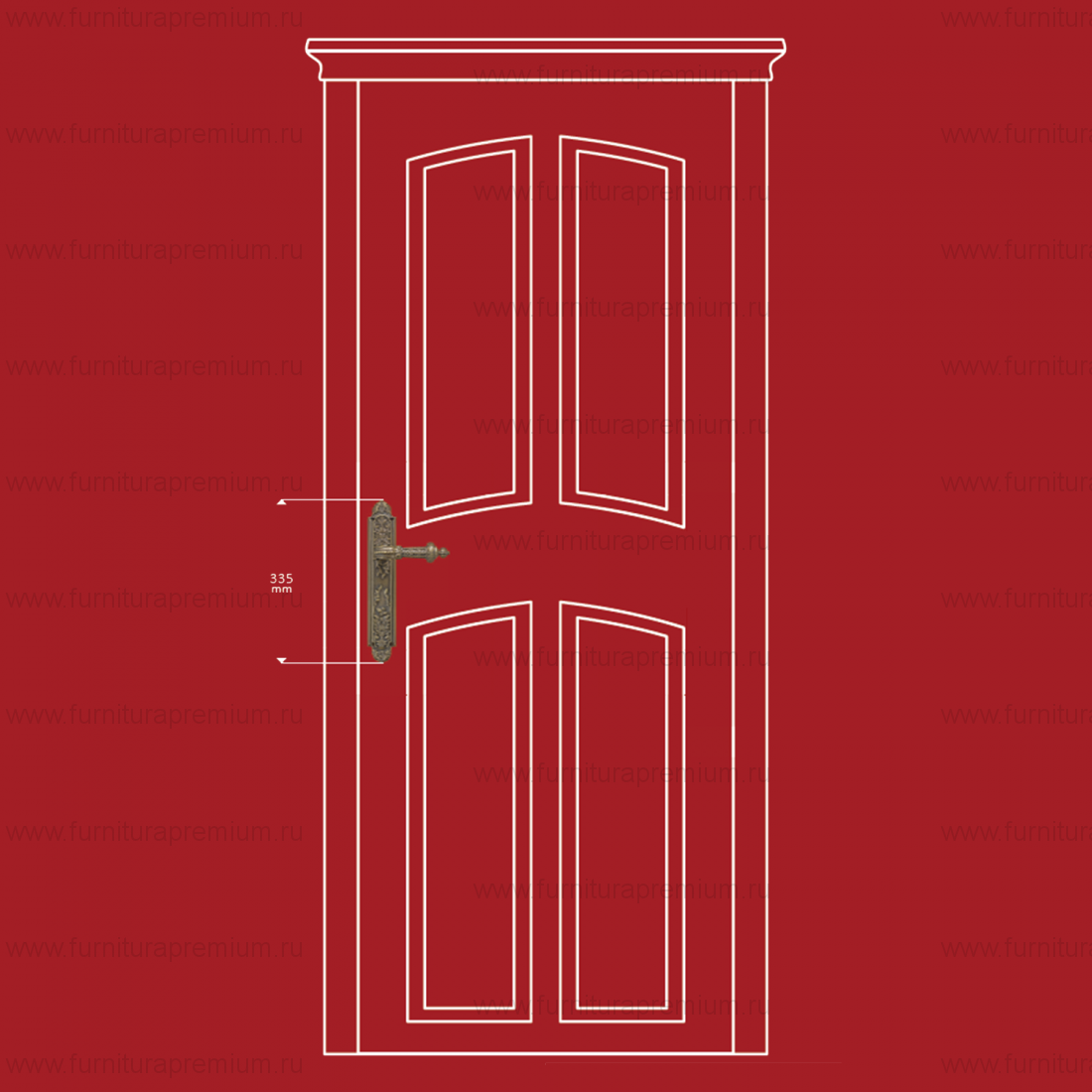 Ручка на планке Enrico Cassina Andros A00910