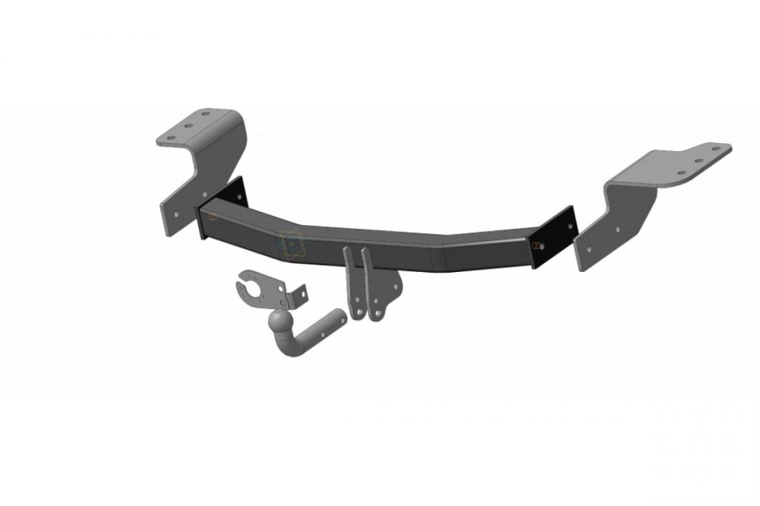 Фаркоп Трейлер для Toyota Fortuner 2 2017-, кроме авто с функцией “Свободные руки”. Без снятия и подрезки бампера. Тип шара: A. Нагрузки: 1100/50 кг, масса фаркопа 17,5 кг