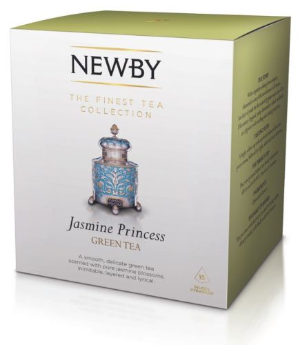 Жасминовая принцесса зеленый чай в шелковых пирамидках