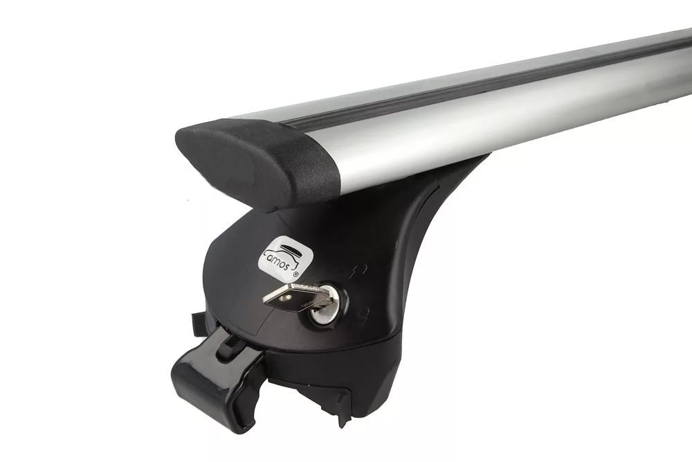 Багажник AMOS BOSS универсальный на низкие рейлинги, дуги крыло, + замок!