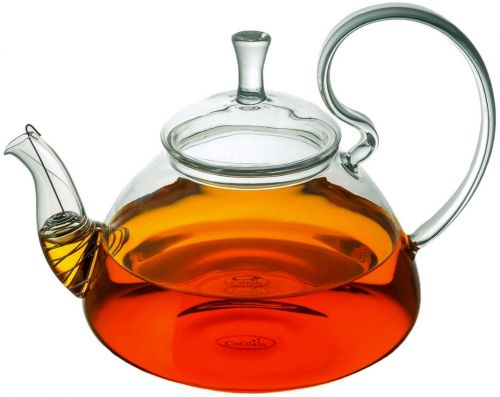 Чайник заварочный CnGlass стеклянный с фильтром пружинкой
