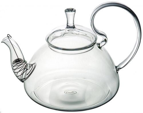 Чайник заварочный CnGlass стеклянный с фильтром пружинкой