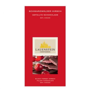 Шоколад Горький Вишня Шварцвальд Lauenstein Schwarzwälder Kirsch 80 г - Германия