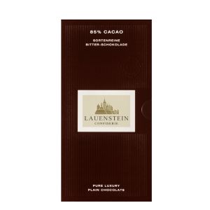 Шоколад Горький 85% какао Lauenstein 85% Cacao Sortenreine Bitter Schokolade 80 г - Германия
