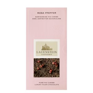Шоколад Горький Розовый Перец Lauenstein Rosa Pfeffer 67% Cacao 80 г - Германия