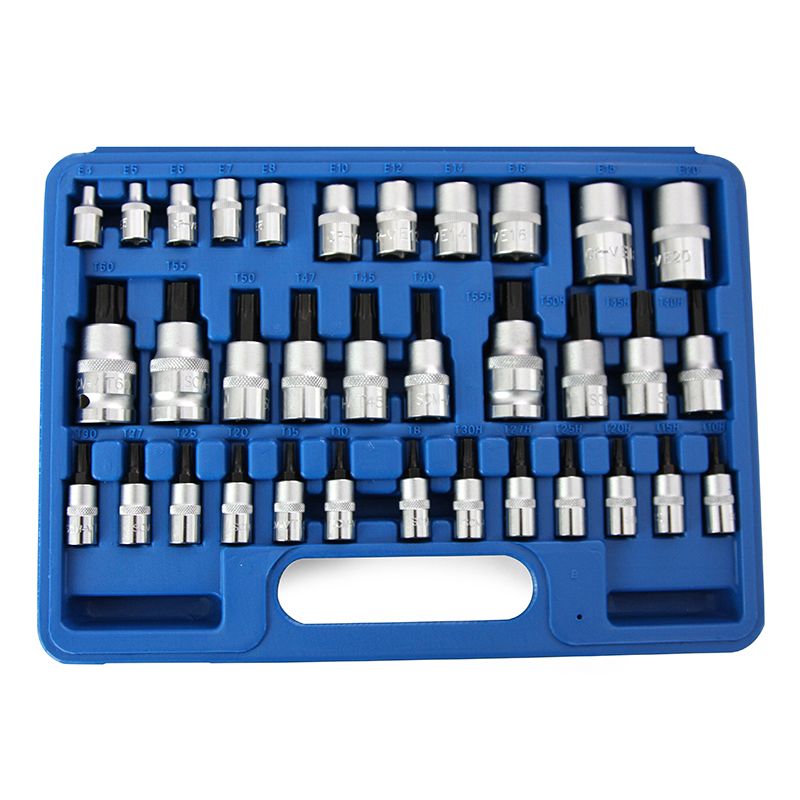 Набор торцевых бит и головок