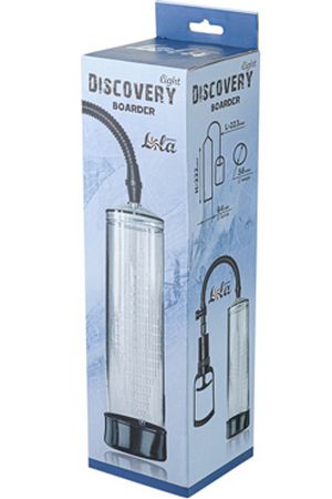 Вакуумная помпа мужская Lola Discovery Light Boarder прозрачная