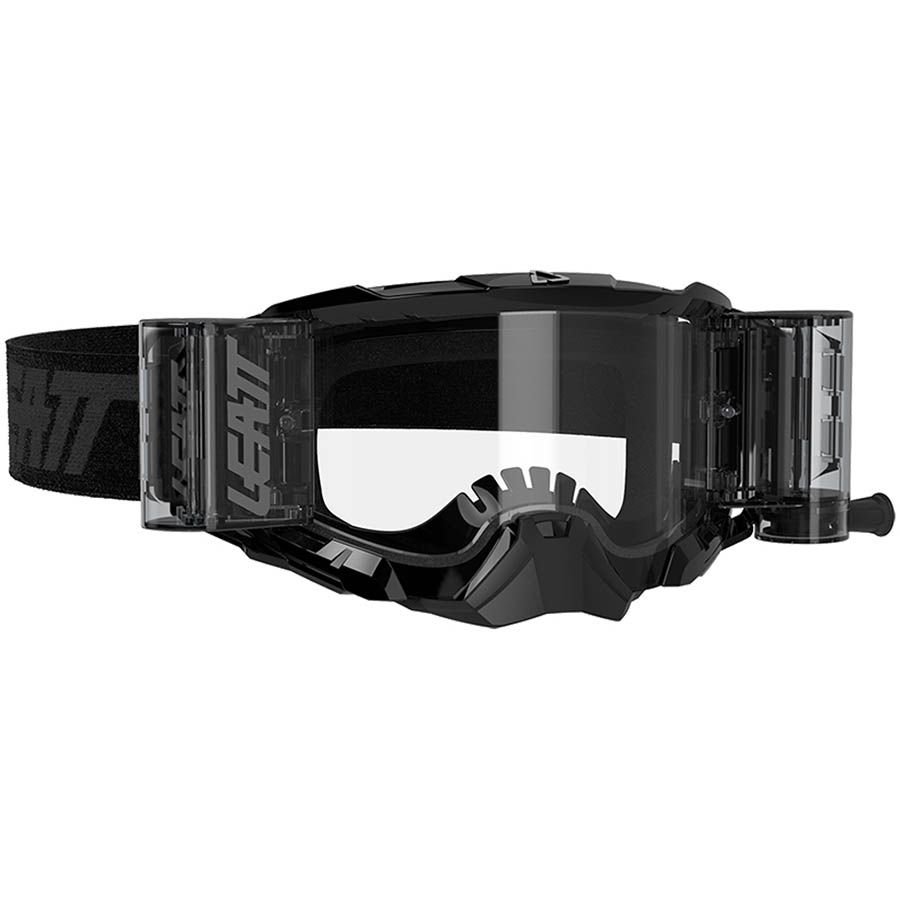 Leatt Velocity 5.5 Roll-Off Black/Clear 83%, очки для мотокросса и эндуро с системой грязеочистки