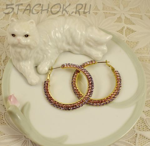 Серьги "Волшебные кольца" (Kirks Folly США)