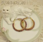 Серьги "Волшебные кольца" (Kirks Folly США)