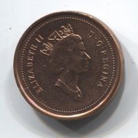 1 цент 2001 года Канада