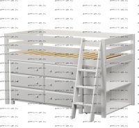 Кровать-чердак Фокси №БИ4