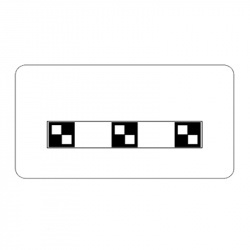 3907916 Мишень для передней камеры TOYOTA тип  1