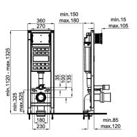 инсталляция Noken Smart Line 386000054 (схема)