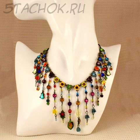 Колье под бронзу "Восток"