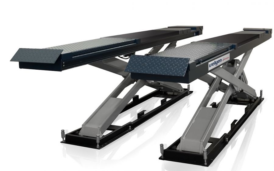 Подъемник ножничный Velyen 4EE0700F г/п 4500 кг., платформы гладкие