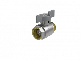 Кран шаровый Royal Thermo EXPERT 1" нар-вн, ручка-бабочка
