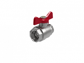 Кран шаровый Royal Thermo Optimal 1" нар-вн, ручка-бабочка