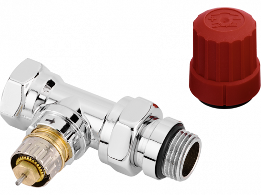 Клапан термостатический RA-NCX, DN 15, прямой, хромированный