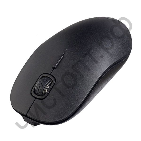 Мышь беспроводн. Perfeo "SIMPLE", 4 кн, DPI 800-1200, USB, чёрн