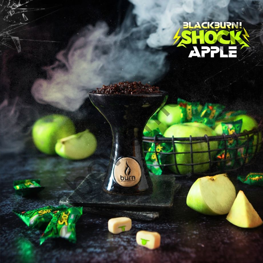 Black Burn 100 гр - Apple Shock (Кислое Яблоко)