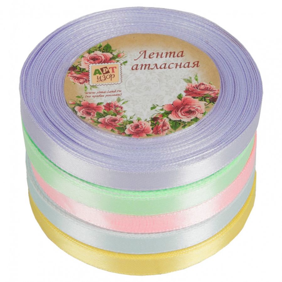 Нежный набор лент для декора кондитерских изделий