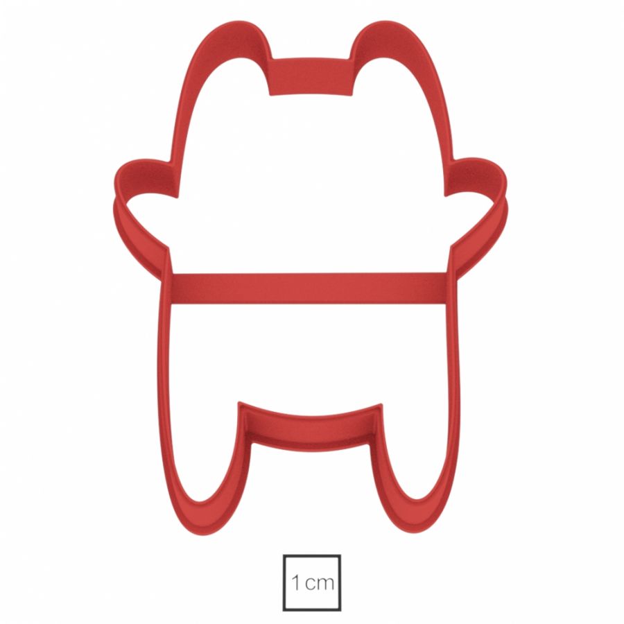 Форма для печенья Радостный котик